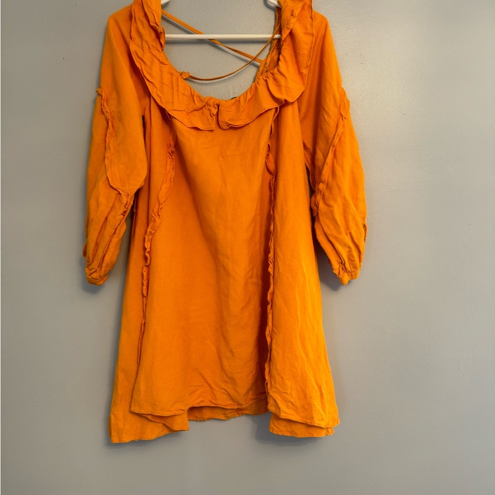 Marissa Webb x RTR Orange Dress Sz 10 Medium - Picture 4 of 5